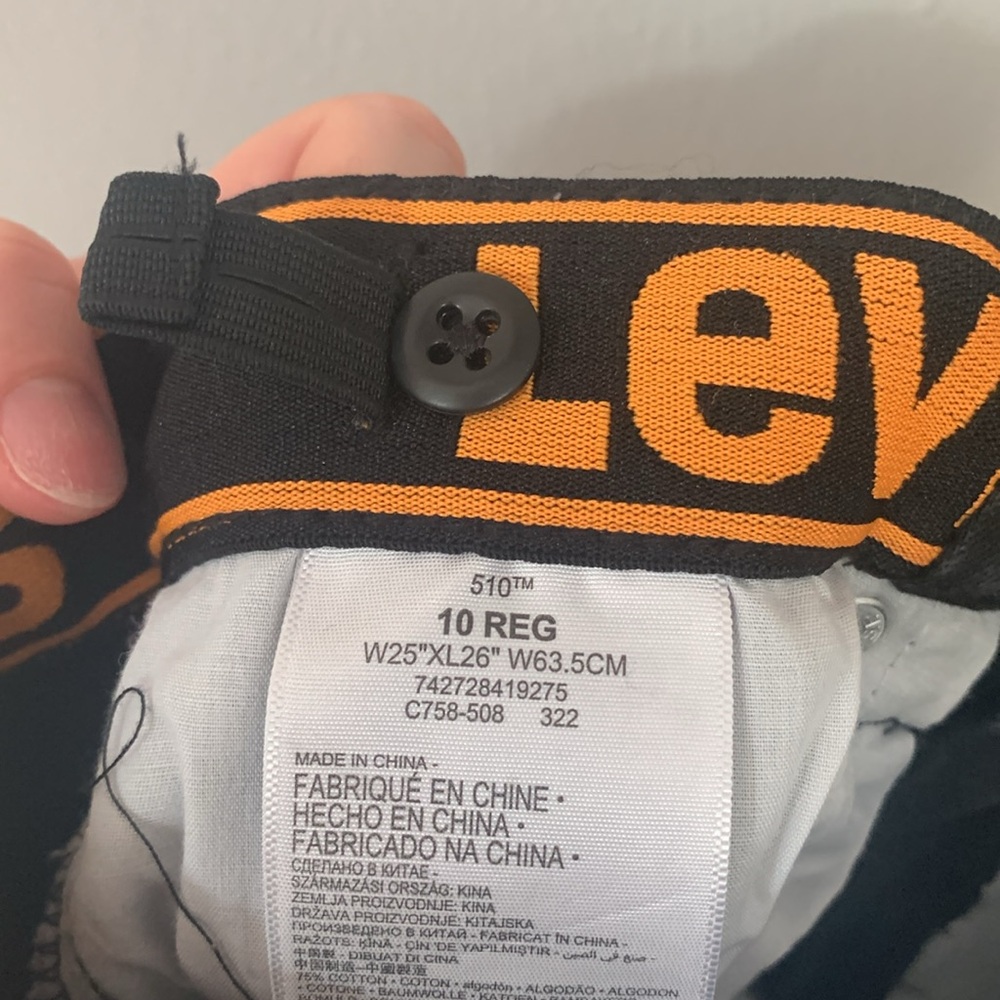 Levi’s Boys 510 Skinny Fit Jeans - Picture 8 of 9